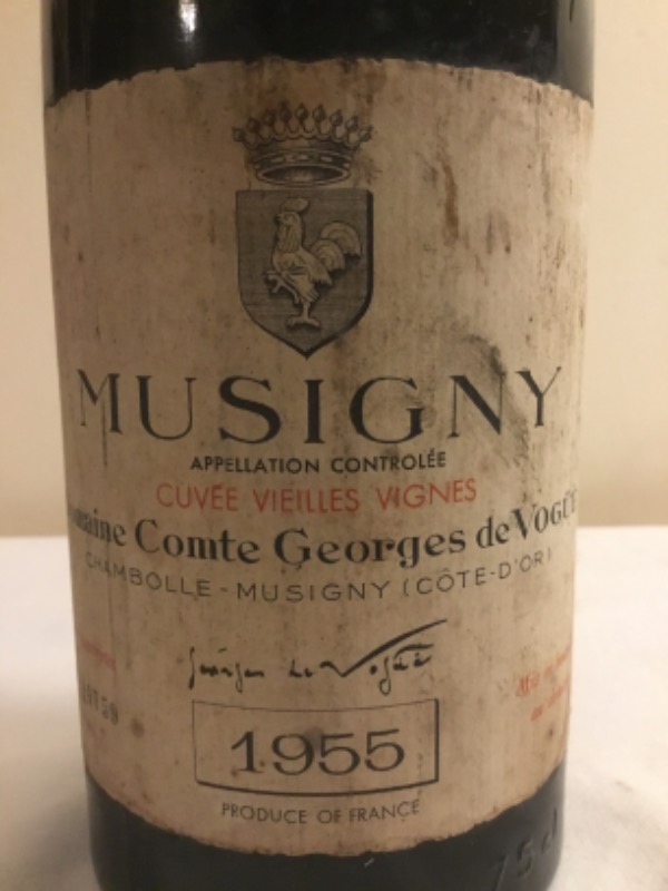 Musigny,Cuvée Vieilles Vignes,Domaine Comte George De Vogüé,1955