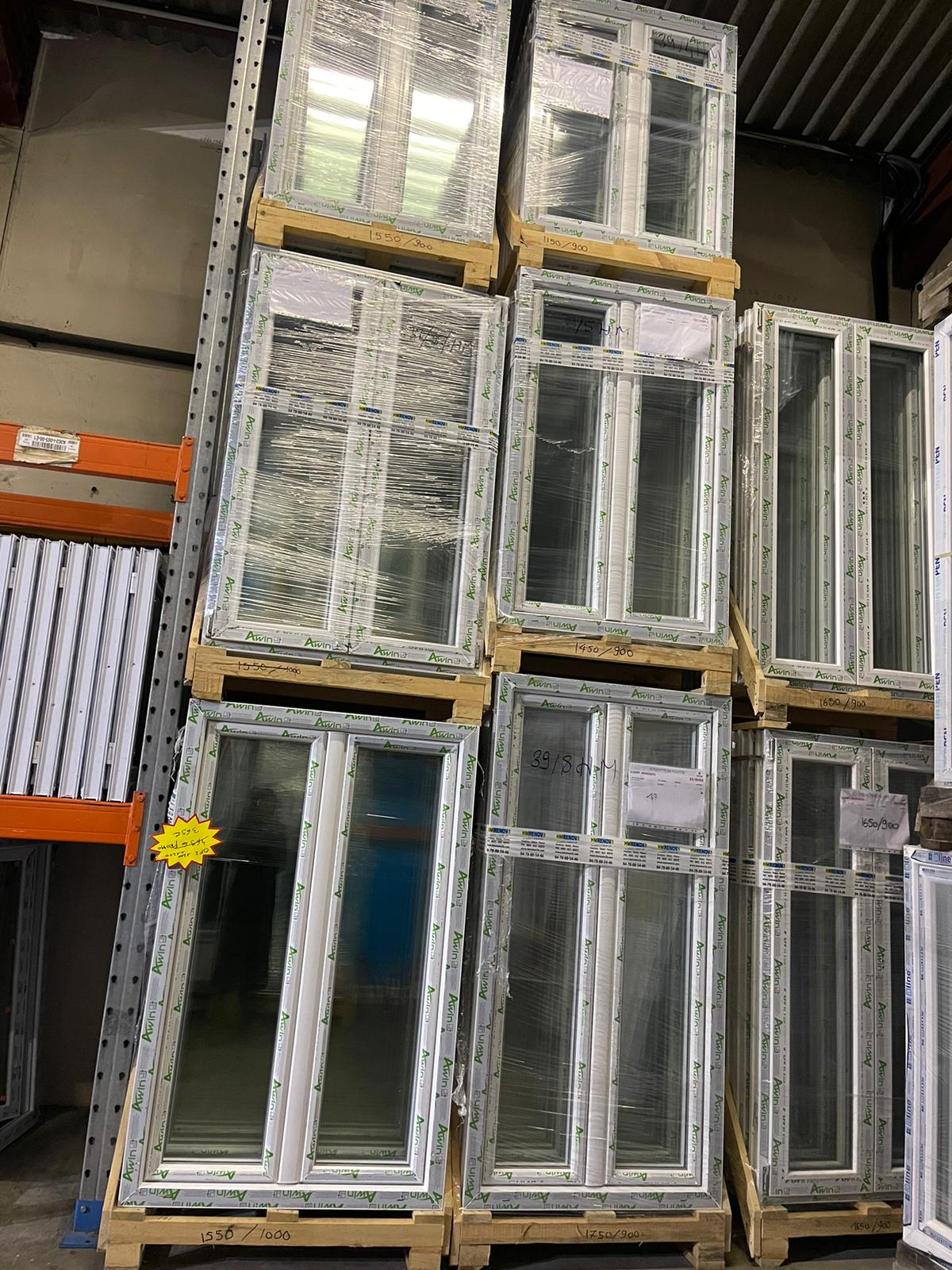 Fenêtre PVC en stock à prix imbattables – Quantités limitées !