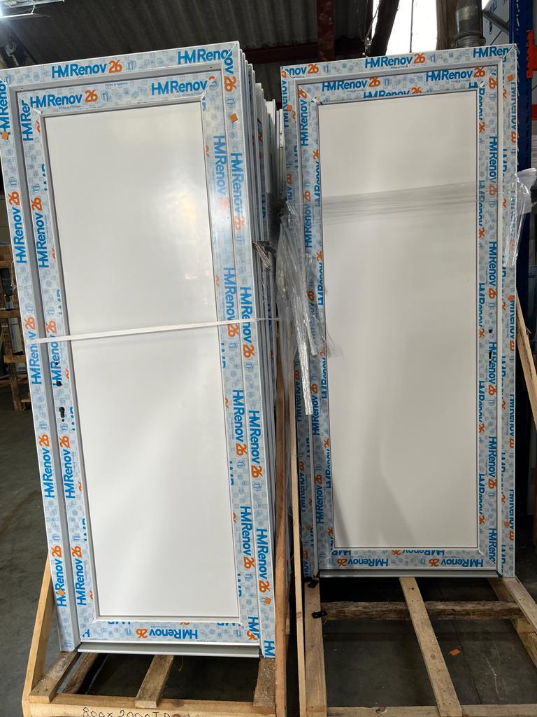 Porte de Service PVC/ALU en stock sur Chambéry