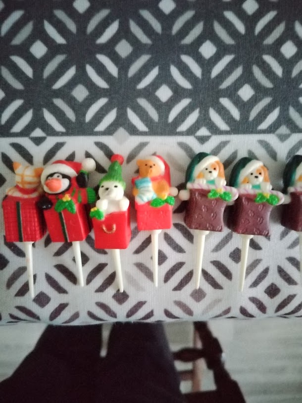 LOT DECOR DE BUCHES DE NOEL