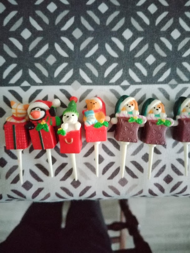 LOT DECOR DE BUCHES DE NOEL