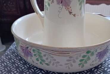 broc et cuvette en ceramique