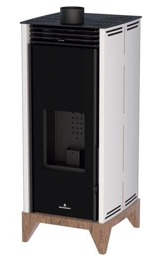 Poêle à granulés sans électricité Free 6 noir de Bronpi