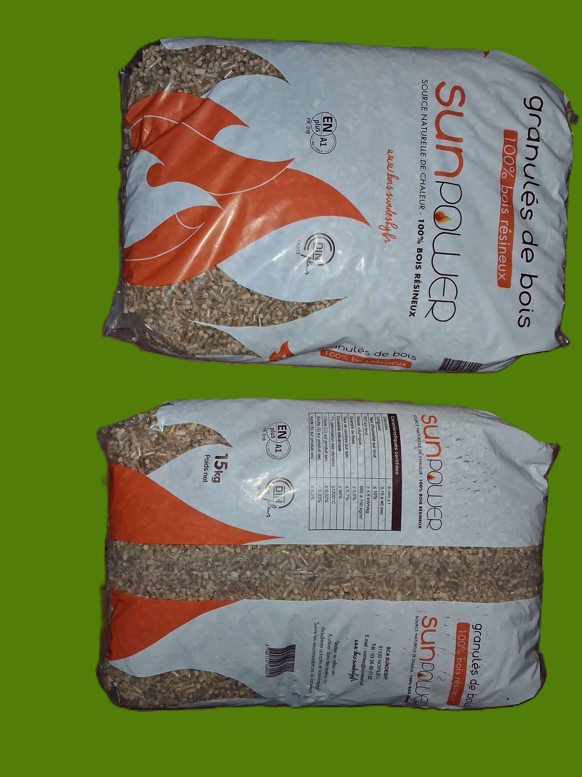 granules de bois