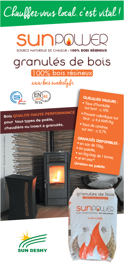 livraison granules de bois
