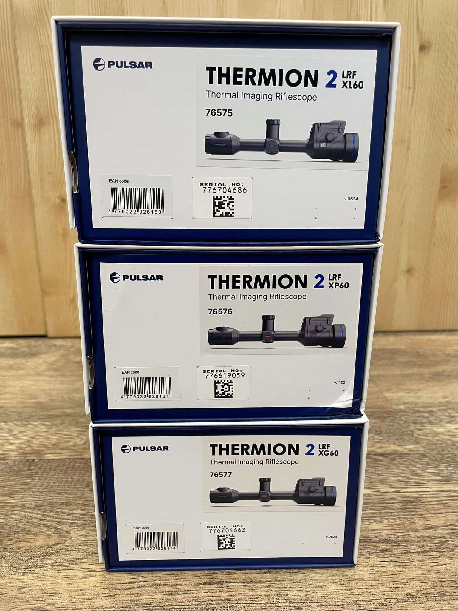 Pulsar THERMION 2 LRF XL60 , THERMION 2 LRF XL50 , THERMION 2 LRF XP50 PRO, Thermion 2 LRF XP60, Thermion 2 LRF XG60 , THERMION 2 LRF XG50,  Thermion 2 XP50 Pro, Pulsar Thermion Duo DXP50  , PULSAR TRAIL 2 LRF XP50 , Pulsar Merger LRF XL50