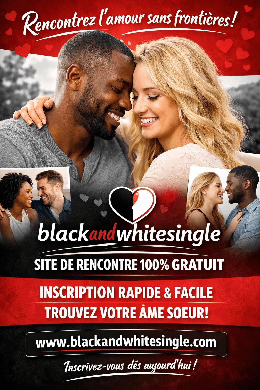 Site de rencontre  Mixte blackandwhitesingle