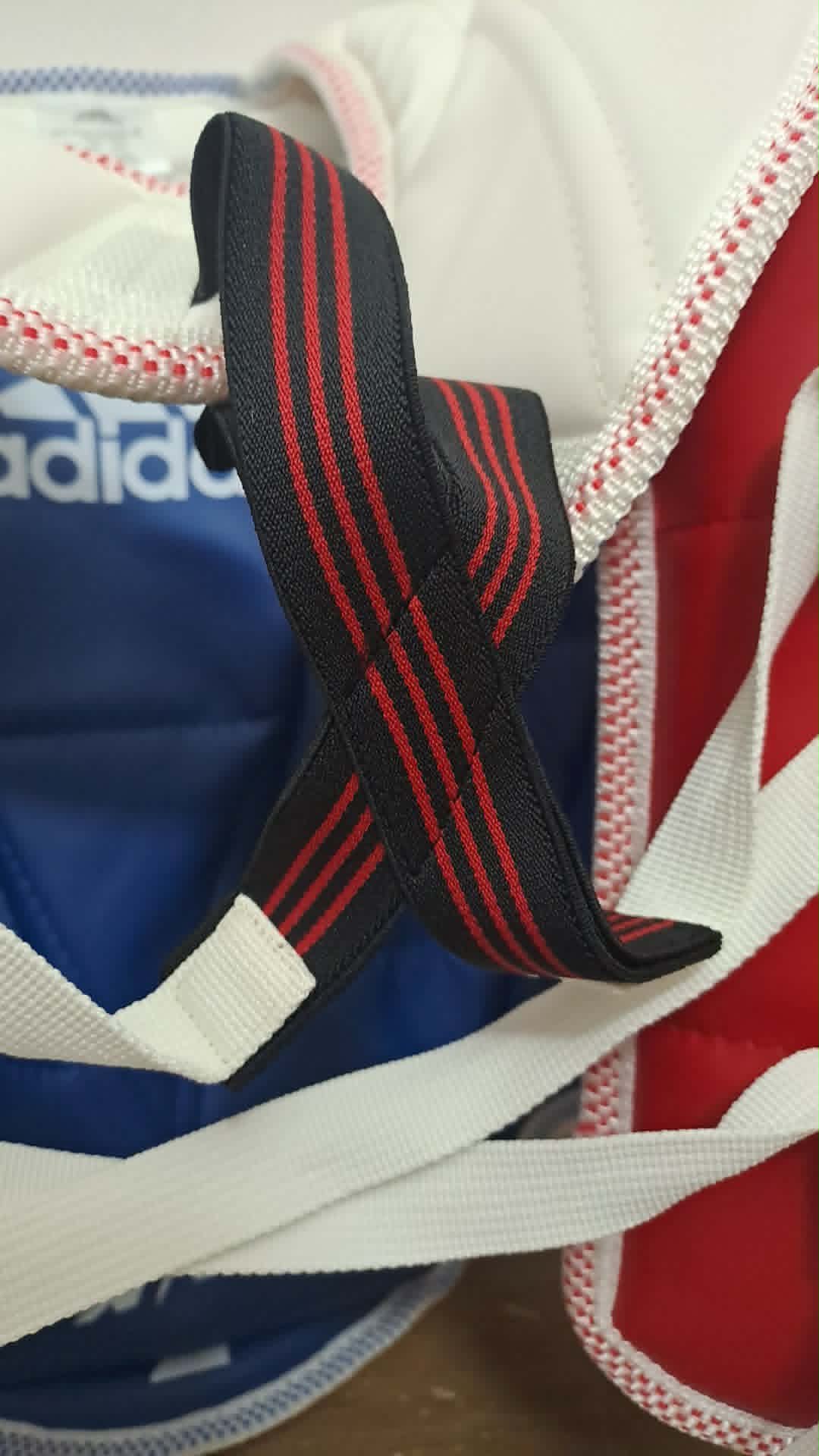Plastron Taekwondo Adidas (Neuf + Réversible Rouge / Bleu)