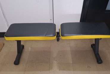 Banc de musculation (Neuf, Inclinable, Rangement Facile)