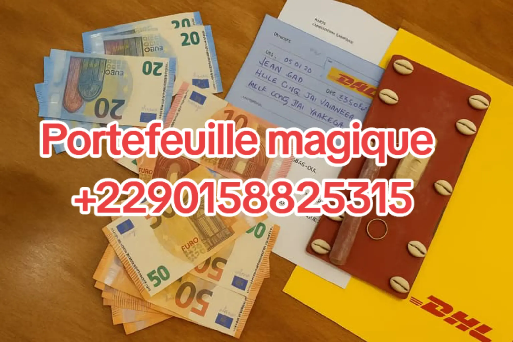 SAC MYSTIQUE POUR ËTRE RICHE DU VIEUX FRANÇOIS +229 01 58 82 53 15
