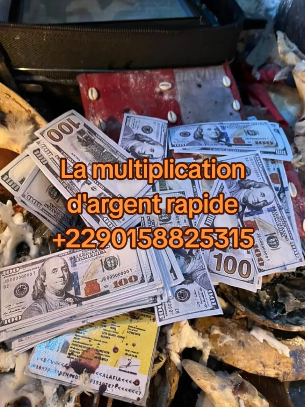 SAC MYSTIQUE POUR ËTRE RICHE DU VIEUX FRANÇOIS +229 01 58 82 53 15