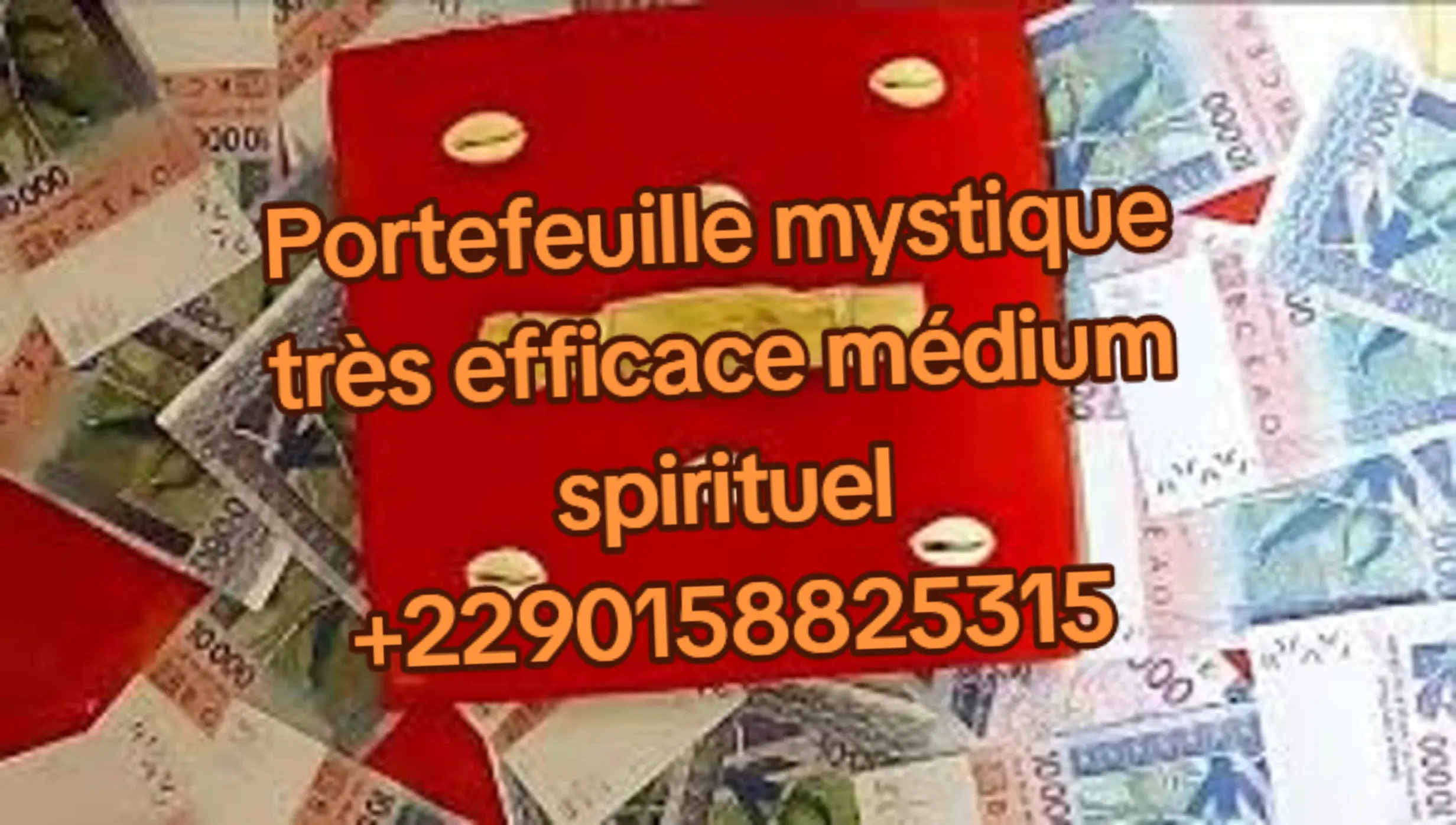 SAC MYSTIQUE POUR ËTRE RICHE DU VIEUX FRANÇOIS +229 01 58 82 53 15