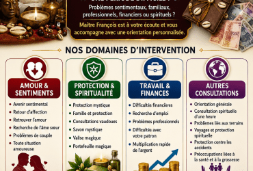 ✨🙏 MAÎTRE PUISSANT FRANÇOIS 🙏✨ 🔮 GRAND MÉDIUM SPIRITUEL TRADITIONNEL 🔮+229 01 58 82 53 15