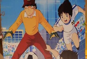Plaque alu 30 cm x 20 cm du dessin animé Olive et Tom champions de foot